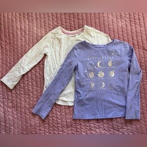 Cat & Jack long sleeve t-shirts for girls - size 5T